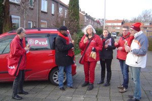 PvdA op wijkbezoek in Reeuwijk Brug